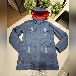 DC Impeccable veste de ski/snow pour adolescent bleu marine